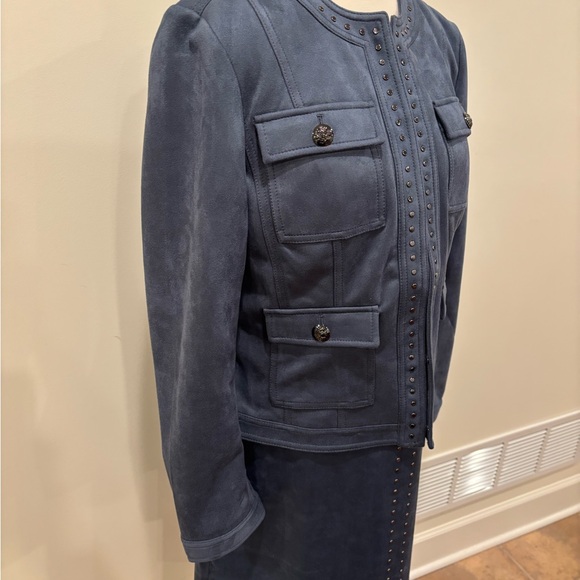 NWT WHBM Vegan Suede Stylist Jacket size 10 - Picture 7 of 9